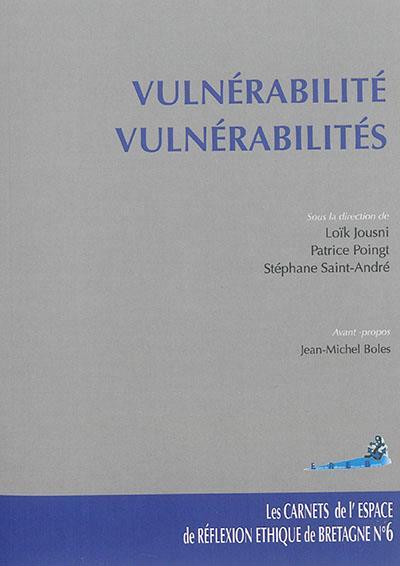 Knjiga VULNERABILITE- VULNERABILITES-LES CARNETS DE L EEBO N 6 JOUSMI & COLL