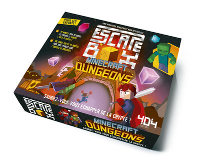 Książka Escape Box Minecraft Dungeons Alain T. Puyssegur