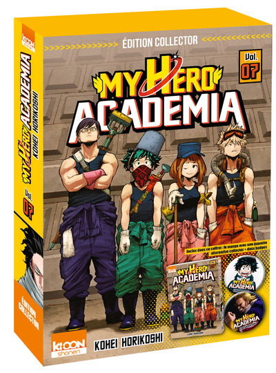 Carte My Hero Academia T07 - Edition collector Kohei Horikoshi