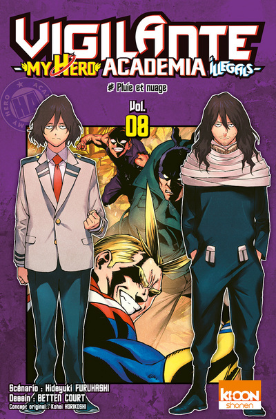 Livre Vigilante - My Hero Academia Illegals T08 Kohei Horikoshi