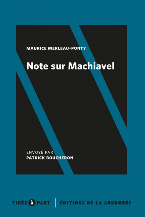 Książka Note sur Machiavel Boucheron