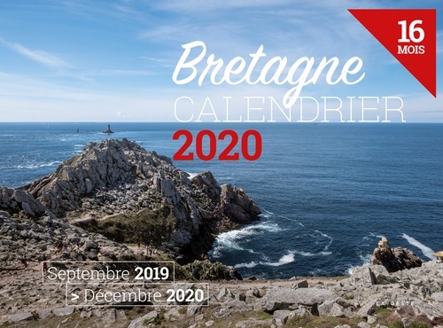 Naptár/Határidőnapló Calendrier 2020 - Bretagne 