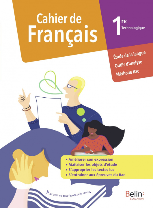 Carte Cahier de Français 1re Technologique Kutukdjian