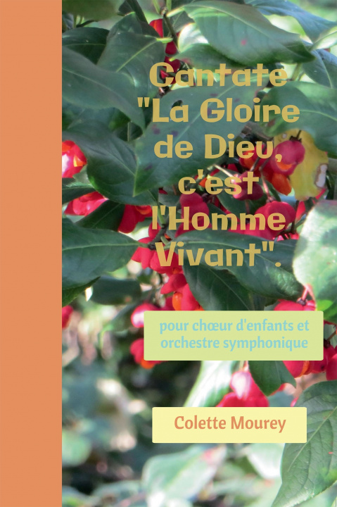 Knjiga Cantate Colette Mourey