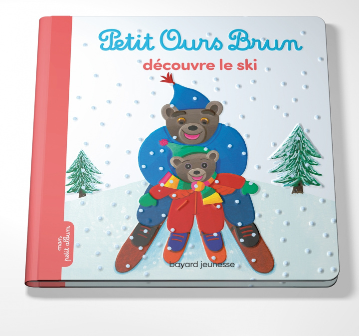 Książka Petit Ours Brun découvre le ski Marie Aubinais