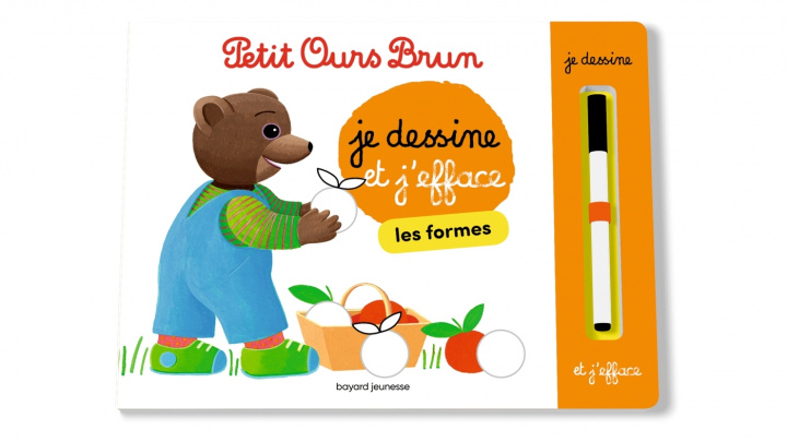 Książka Je dessine et j'efface les formes avec Petit Ours Brun 