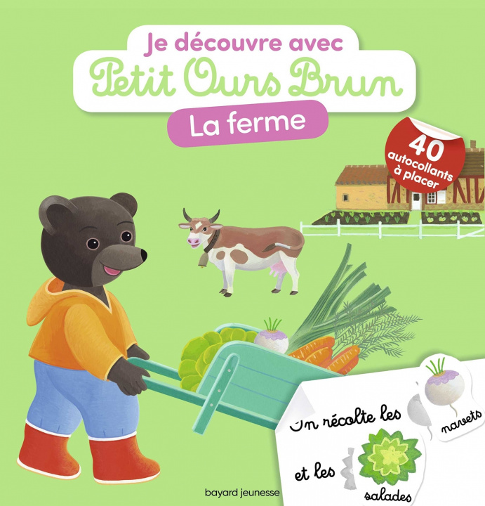 Libro Je découvre la ferme avec Petit Ours Brun Marie Aubinais