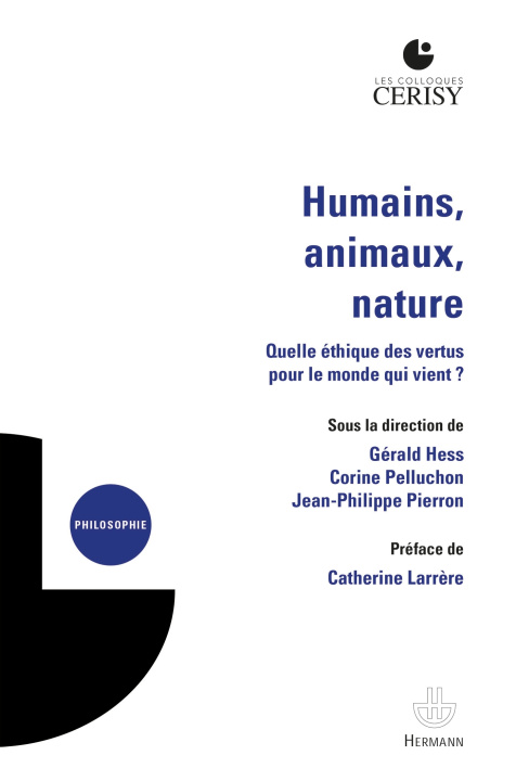 Książka Humains, animaux, nature 