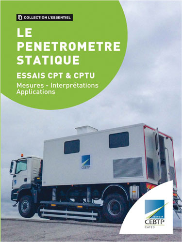 Carte Le pénétromètre statique - Essais CPT et CPTU - Mesures, interprétations, applications KHATIB