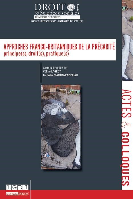 Könyv APPROCHES FRANCO-BRITANNIQUES DE LA PRÉCARITÉ LAGEOT C.