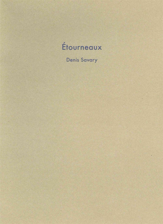 Knjiga Étourneaux (+CD) Denis Savary