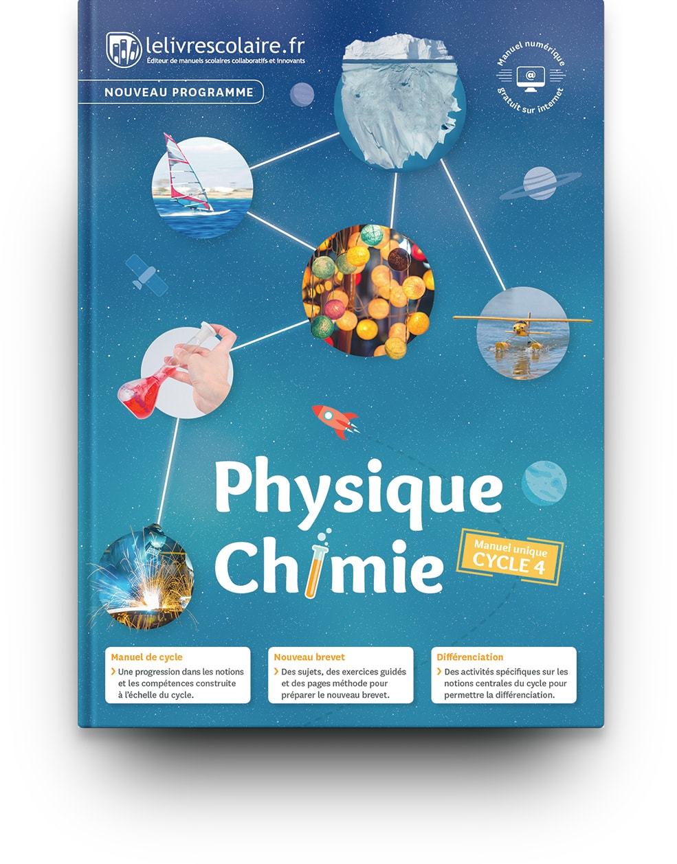 Könyv Physique-Chimie Cycle 4, édition 2017 Lelivrescolaire.fr