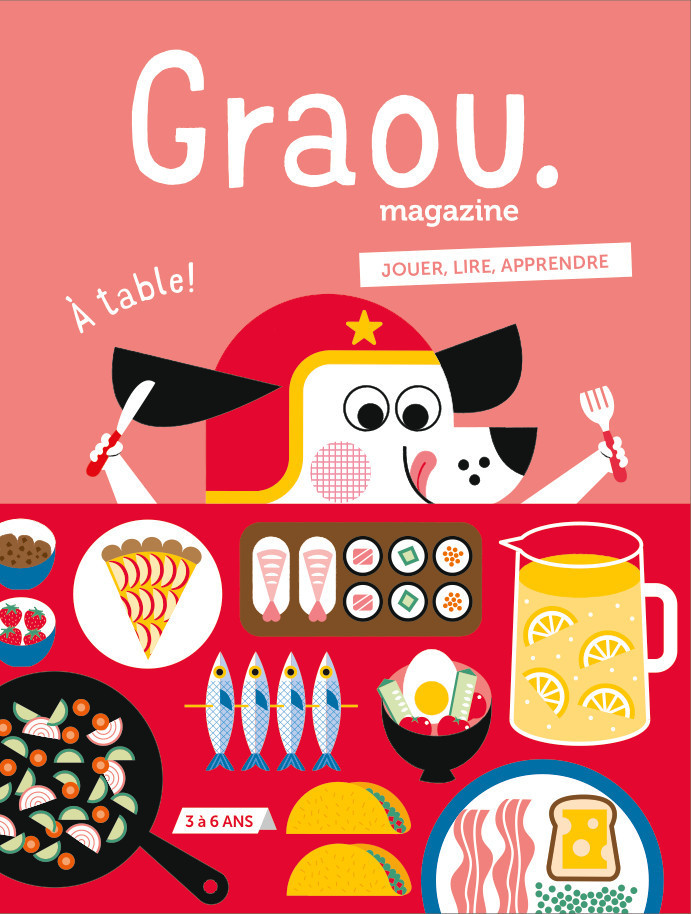 Kniha Magazine Graou N°8 - À table ! 