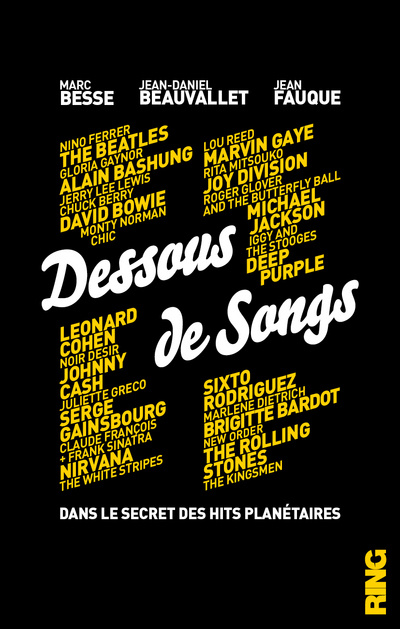 Knjiga Dessous de songs Marc Besse