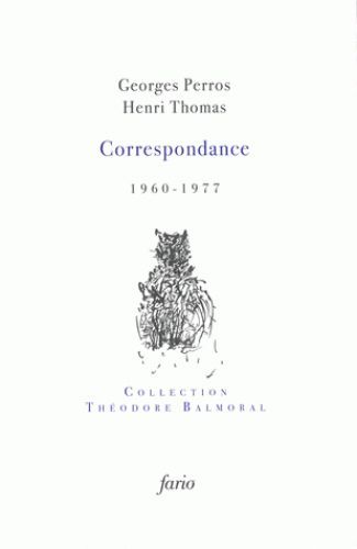 Knjiga Correspondance Henri Thomas