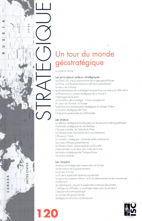 Kniha Revue Stratégique n° 120 - Un tour du monde géostratégique Martin Motte