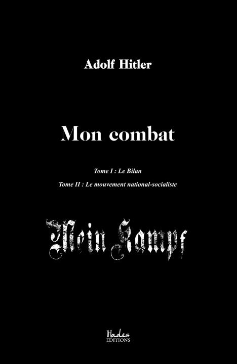 Book Mon combat (Mein Kampf) Adolf Hitler