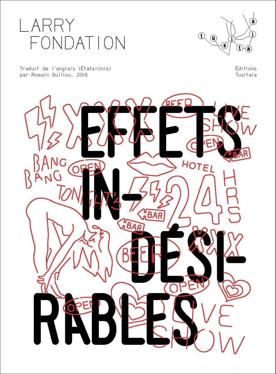 Knjiga Effets indésirables Larry Fondation