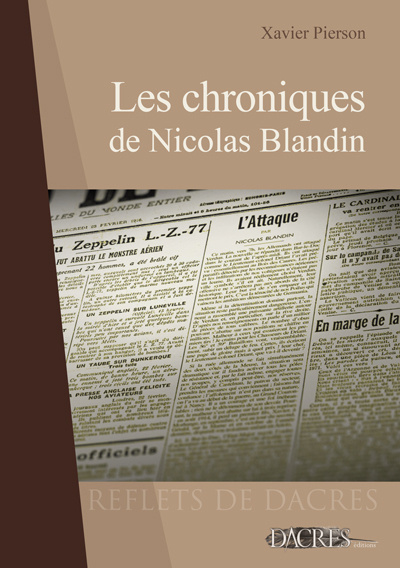 Knjiga Les chroniques de Nicolas Blandin Pierson