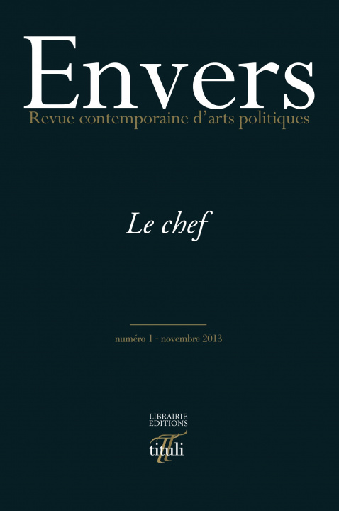 Knjiga Le chef - numéro 1 Envers