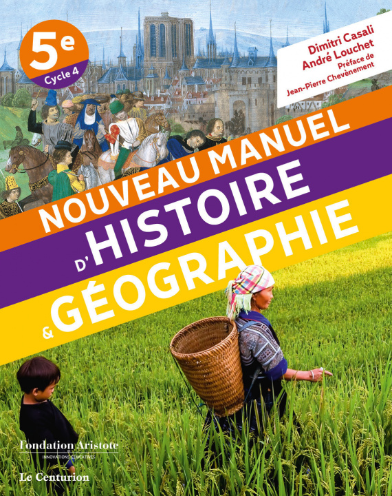 Carte Nouveau manuel d'histoire-géographie 5e Casali