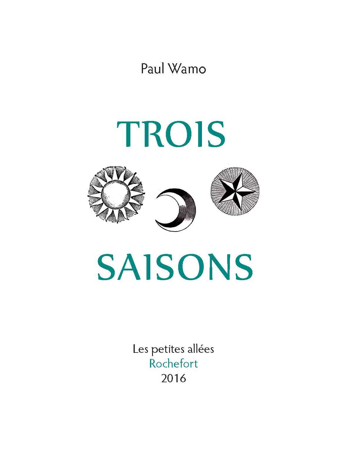 Knjiga Trois saisons Paul