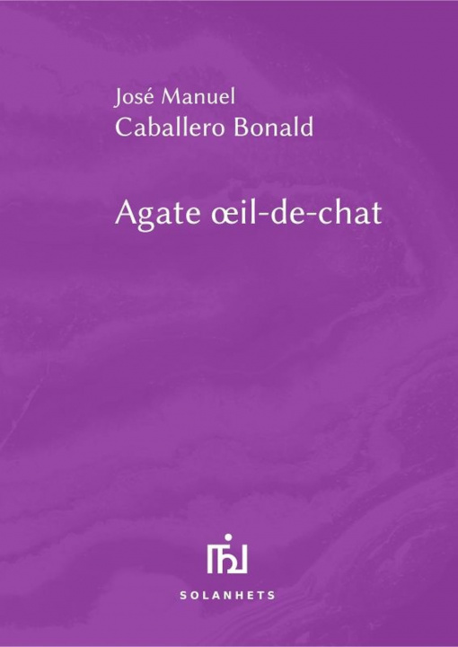 Knjiga Agate œil-de-chat Bonald Jos