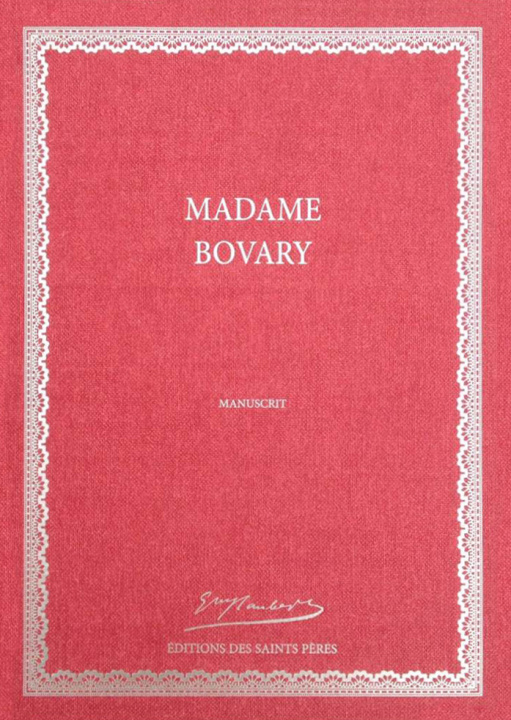 Carte Madame Bovary (MANUSCRIT) Flaubert