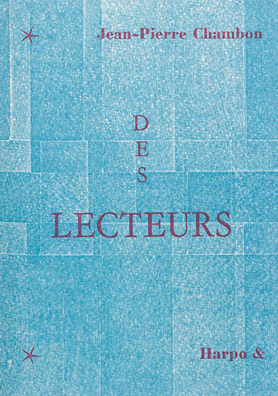 Knjiga DES LECTEURS JEAN-PIERRE CHAMBON