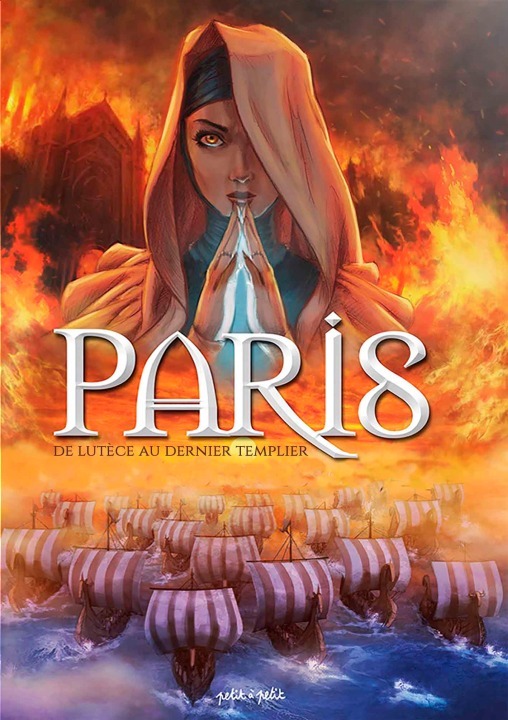 Book Paris en BD - Tome 1 - De Lutèce au dernier templier Béatrice Merdrignac