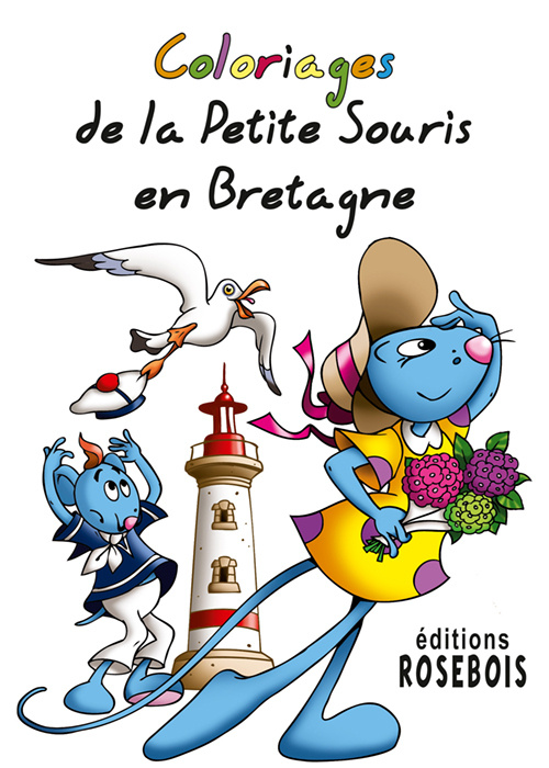 Kniha Coloriages de la Petite Souris en Bretagne Poulain