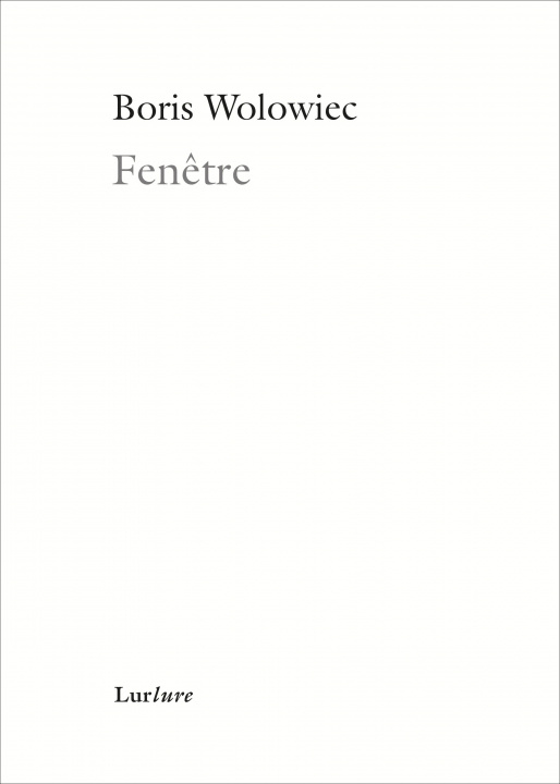 Knjiga Fenêtre Wolowiec
