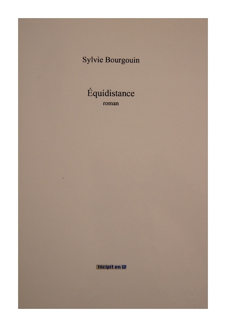 Libro Equidistance BOURGOUIN
