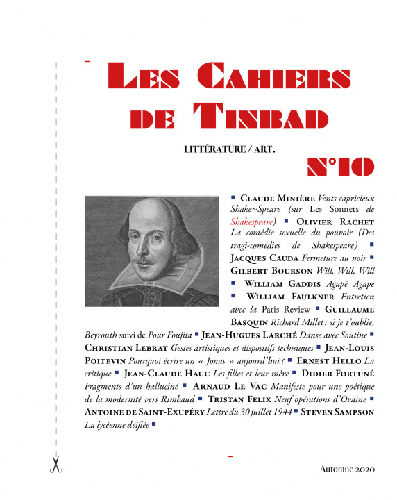 Kniha Les Cahiers de Tinbad n°10 collegium