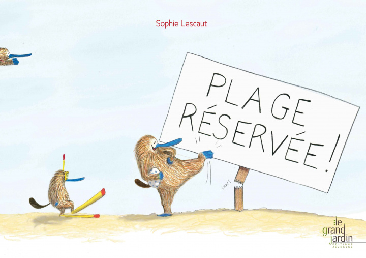 Kniha Plage reservée LESCAUT