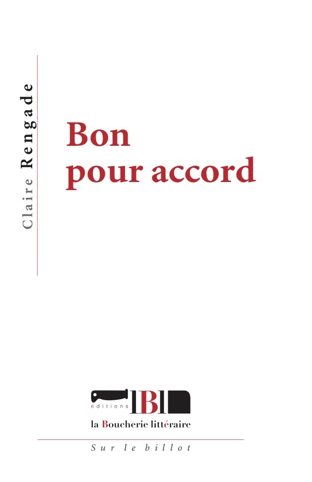 Knjiga Bon pour accord Rengade