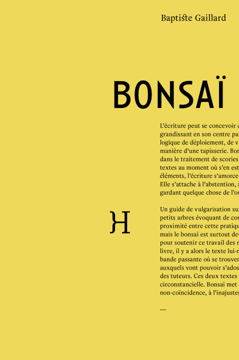 Carte Bonsaï BAPTISTE
