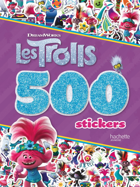 Kniha Trolls - 500 stickers 