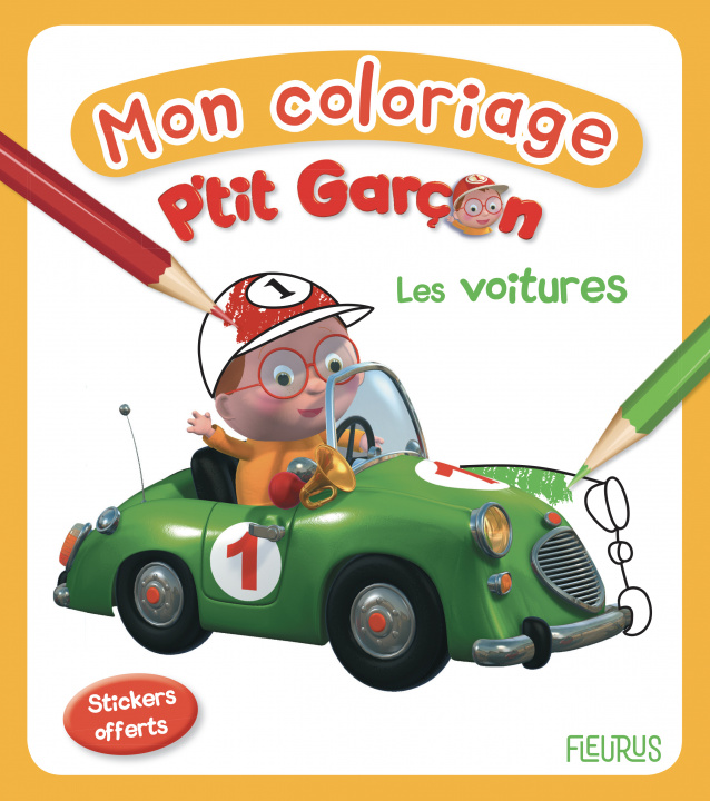 Könyv Mon coloriage p'tit garçon - Les voitures 