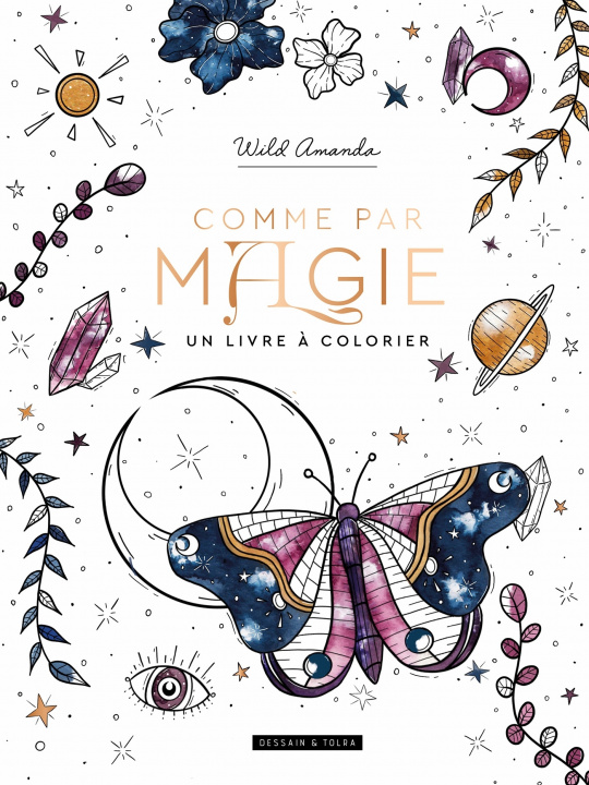 Книга Comme par magie, un livre à colorier 