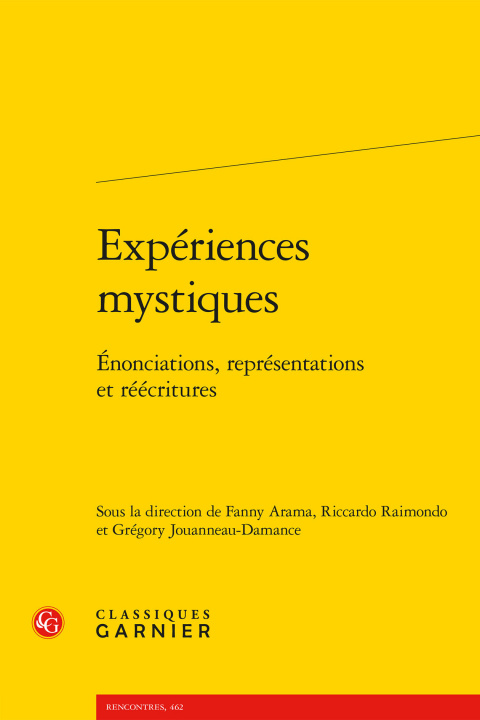 Książka Expériences mystiques collegium