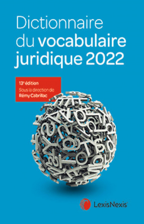 Carte Dictionnaire du vocabulaire juridique 2022 Cabrillac