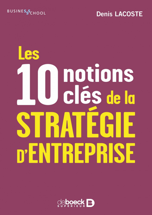 Книга Les 10 notions clés de la stratégie d'entreprise Lacoste