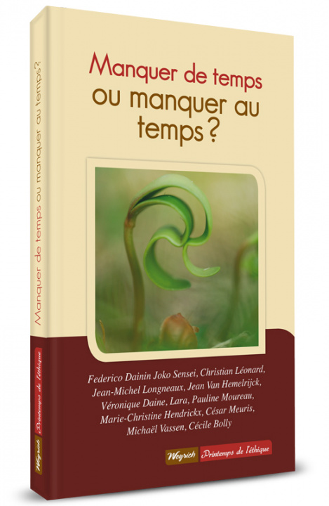 Knjiga Manquer de temps ou manquer au temps 
