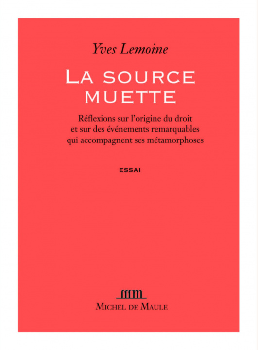 Kniha La source muette Lemoine