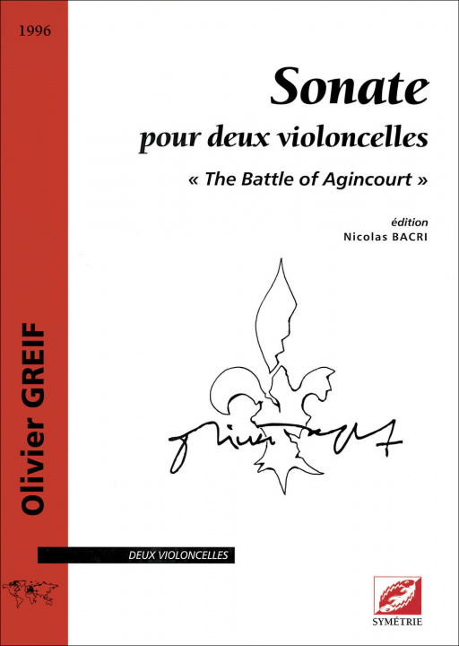 Buch Sonate pour deux violoncelles Greif
