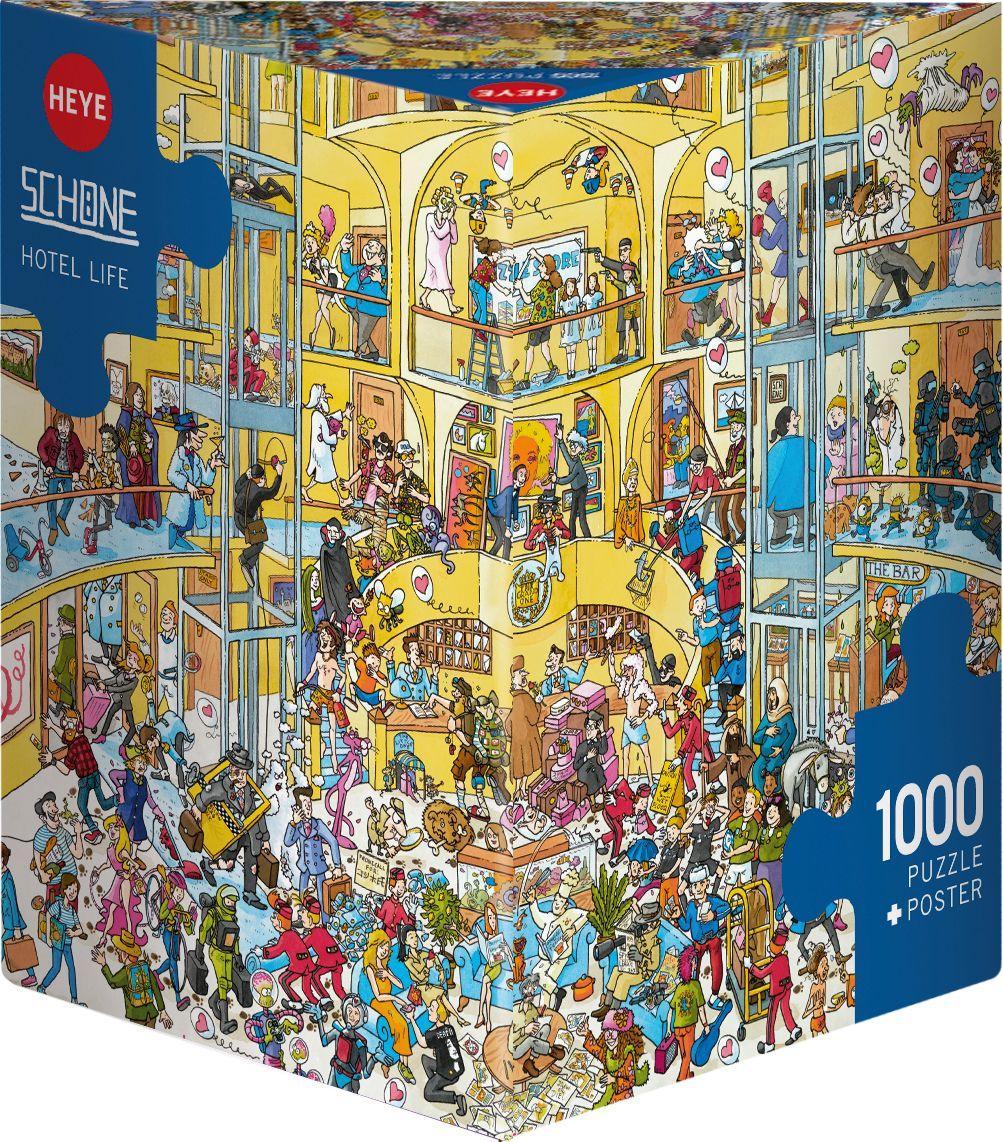 Game/Toy Hotel Life Puzzle 1000 Teile Heye