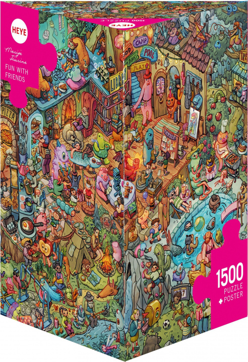 Joc / Jucărie Fun With Friends Puzzle 1500 Teile Heye