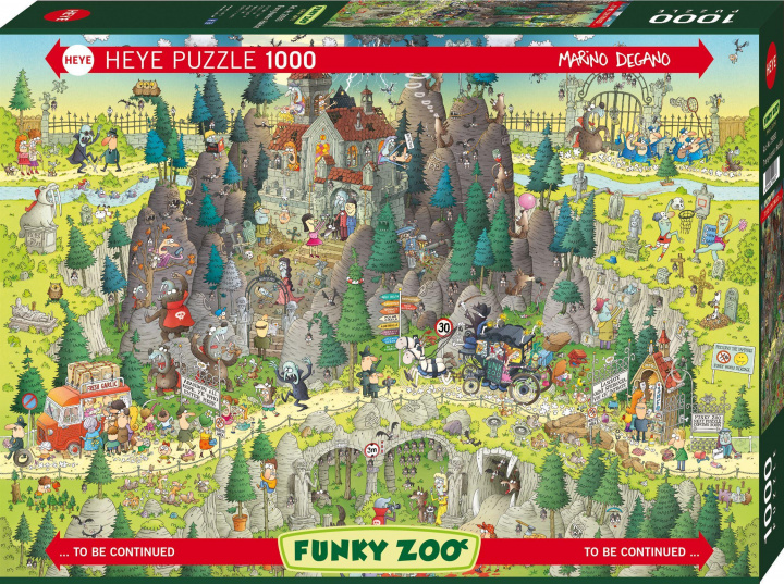 Hra/Hračka Transylvanian Habitat Puzzle 1000 Teile Heye