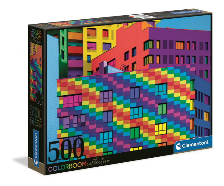 Kniha Puzzle 500 color boom Kwadraty 35094 